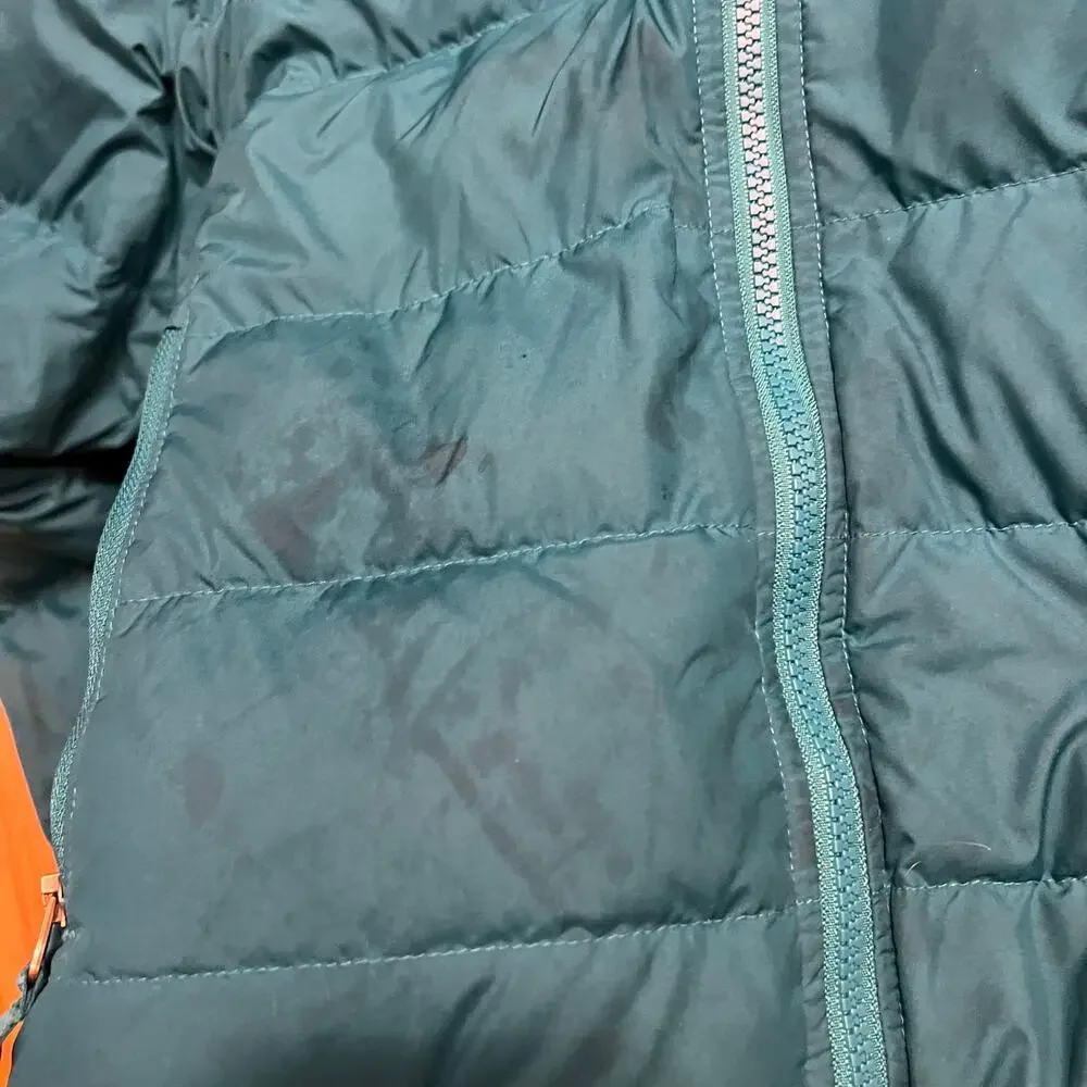 The North Face Coat Kids Youth Large Reversible 600 Down Puffer Jacket Hooded *